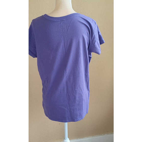 Purple Halloween Glitter Owl Graphic Tee Shirt XL 16-18 - Picture 2 of 8